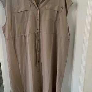 Gap maternity Sleeveless Button-Up Dress